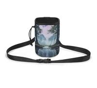 Borsa per addestramento cani con paesaggio palude per addestramento cani da compagnia per cani da compagnia, borsa da addestramento per cani, Paesaggio Palu, Taglia unica, Borsa da addestramento per