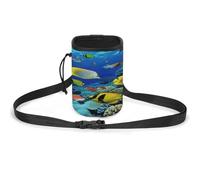 Borsa per addestramento cani con pesci marini tropicali per addestramento cani da addestramento per cani da compagnia, borsa da addestramento per cani, Pesci tropicali di, Taglia unica, Borsa da