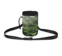 Borsa per addestramento per cani con foresta pluviale tropicale per addestramento cani da compagnia, borsa da addestramento per cani, Foresta pluviale tropicale, Taglia unica, Borsa da addestramento