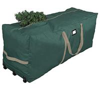 Borsa per alberi rotabili, adatta per alberi smontati fino a 9 piedi, altezza 63,5 cm x larghezza 50,8 cm x lunghezza 152,4 cm, contenitore di stoccaggio extra-large con ruote (verde)