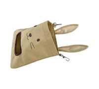 Borsa per alimentatore di fieno, piccoli domestici Hangoble Feeler - Porta del sacchetto di stoccaggio per cocciglia piccoli domestici Hamsters Cage Bunny per