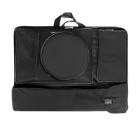 Borsa per artisti per forniture da disegno, borsa per riporre oggetti artistici di grande capacità, zaino nero per opere d'arte, borsa per schizzi adatta ai viaggi, perfetta per tavolo da disegno e