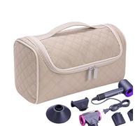 Borsa per asciugacapelli, borsa in ferro con fibbie grande capacità con gancio - custodia per il trasporto portatile, organizer per accessori per capelli per asciugacapelli, ferro arricciacapelli