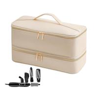 Borsa per asciugacapelli, Borsa per Utensili per Capelli - Borse da Viaggio per Capelli a Doppio Strato | Borsa Accessori per Capelli Organizzatore di Stoccaggio Strumenti, Champagne, Consulte la