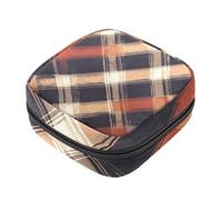 Borsa per assorbenti igienici, borsa per il primo ciclo mestruale per donne e ragazze, custodia per coppetta mestruale, supporto per tamponi mestruali femminili a scacchi