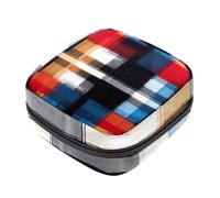 Borsa per assorbenti igienici, borsa per il primo ciclo mestruale per ragazze e donne, sacchetto per coppetta mestruale, motivo classico scozzese porta tamponi mestruali femminili