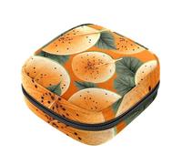 Borsa per assorbenti igienici, Cantaloupe-332, borsa per kit per il primo ciclo mestruale per ragazze e donne, sacchetto per coppetta mestruale femminile borse per tamponi mestruali Holde