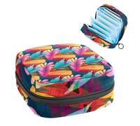 Borsa per assorbenti igienici, con citazione nera I Like Monday First Period Kit Bag per ragazze e donne, sacchetto per coppetta mestruale femminile borse per tamponi mestruali Holde, Multicolore 6,