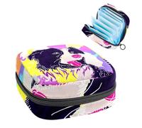Borsa per assorbenti igienici, con citazione nera I Like Monday First Period Kit Bag per ragazze e donne, sacchetto per coppetta mestruale femminile borse per tamponi mestruali Holde, Multicolore 2,