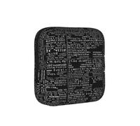 Borsa per assorbenti igienici con stampa di codice di programmazione, borse per assorbenti igienici, borsa portatile con cerniera per ragazze femminili