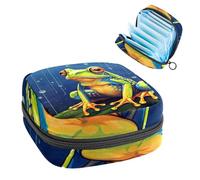 Borsa per assorbenti igienici, Frog-2016 Borsa per kit primo ciclo per ragazze e donne, sacchetto per coppetta mestruale femminile borse per tamponi mestruali Holde