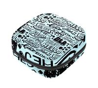 Borsa per assorbenti igienici, Hello Different Language Blue Tampon Zipper Bags Pouch, Borsa mestruale per ragazze adolescenti Borsa mestruale femminile