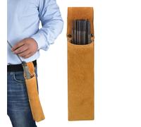 Borsa Per Aste Di Saldatura - Per Attrezzi In Pelle Bovina Resistente, Per Aste Di Saldatura | Organizer Per Kit Di Attrezzi, Porta- Per Ad, Accessorio Portatile P