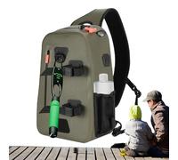 Borsa per attrezzatura da, borsa per la a mosca | Borsa per imbracatura da impermeabile,Backpack del torace sottile multifunzionale 9.5L, Strumento Jig Small Daypack, pacchetto casual leggero per esc