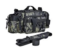 Borsa per attrezzatura da pesca di grande capacità Borsa da pesca Borsa da trasporto Borsa da trasporto Borsa da pesca a tracolla singola portatile Borsa da pesca