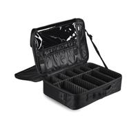 Borsa per attrezzatura da pesca Mulinello da pesca impermeabile Borsa per esche da pesca Oxford multifunzione per mulinello da pesca multistrato, Nero