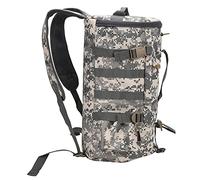 Borsa per attrezzatura da pesca, zaino impermeabile, zaino per attrezzatura da pesca, borsa da pesca cilindrica, con supporto per canna da pesca all'aperto per stoccaggio e organizzazione di accessori