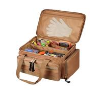 Borsa per attrezzi a bocca larga Borse di grande capacità per gli uomini Borsa portatile per l'organizzazione domestica Borsa di stoccaggio per cacciavite Organizer per utensili pesanti con tasca