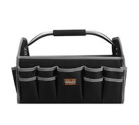 Borsa Per Attrezzi A Bocca Larga - Spallacci Imbottiti, Manico In Schiuma | Grande Capacità Per Elettricisti, Carpentieri, Idraulici, Con Base Rigida Modellata, Ideale Per Utensili Manuali, Trapani El