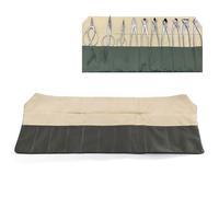 Borsa per Attrezzi Bonsai, Borsa da Giardinaggio in Tela Impermeabile, Compatta Leggera e Durevole, con 10 Tasche, 76x34.5 cm, per Appassionati di Bonsai e Giardinaggio