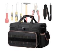 Borsa per attrezzi, cintura per l'organizzazione con grande capacità, borsa portatile come organizer per strumenti, per meccanici di costruzione padre e lavoro
