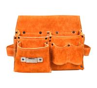 Borsa per attrezzi con organizer - Robusto organizer per attrezzi in pelle bovina | tasche multifunzionali per officina all'aperto elettricista giardiniere meccanico campeggio idraulico