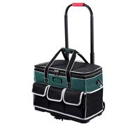 Borsa per attrezzi con ruote, Borsa per attrezzi con ruote - Borsa da trasporto Organizer portatile | Borsa portautensili impermeabile, organizer con maniglia telescopica per elettricista