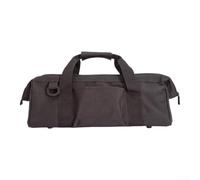 Borsa per attrezzi da campeggio con fondo impermeabile e tasche laterali per contenere martelli e paletti e piccola per attrezzi da esterno (nero)