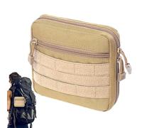 Borsa per attrezzi da campeggio Heavy Duty, borsa per attrezzi urgente, grande organizzatore hardware con cerniera a due vie, strisce riflettenti per la casa