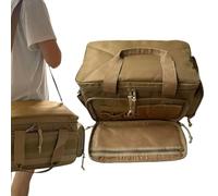 Borsa per attrezzi da elettricista, in nylon resistente, portatile, multi-tasche, per la festa del papà, campeggio, giardinaggio, lavorazione del legno, meccanici