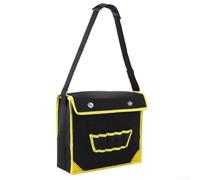 Borsa per attrezzi da elettricista in tela con ampio spazio interno, tasche esterne sicure e cinghia regolabile comoda (A)