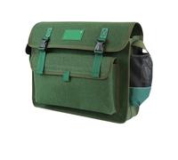 Borsa per attrezzi da elettricista, in tela, grande, spessa, multifunzionale, per riparazione e installazione, resistente all'usura, portatile, piccola carpenteria dedicata (G4,45 cm)