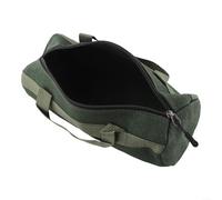 Borsa per attrezzi da elettricista in tela robusta, perfetta per viti, chiodi e punte da trapano, organizer efficiente per i tuoi strumenti (L)