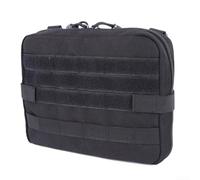 Borsa per attrezzi da esterno, lanterna e torcia elettrica, perfetta per il campeggio (nero)