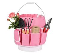 Borsa per Attrezzi da Giardinaggio, Borsa portaoggetti, Resistente, con Base Ispessita e Manici per Il Trasporto, per Uso Interno ed Esterno, Donne, papà, Chiavi per carpenteria