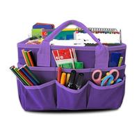 Borsa per attrezzi da giardino, borsa per riporre oggetti da giardino | Borsa tote per organizer per cancelleria,Organizzazione borsa tote portatile in tessuto Oxford 600D, per insegnanti con ta