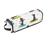 Borsa per attrezzi da yoga con tappetino resistente al calore, borsa organizer portatile per capelli per ferro arricciacapelli, piastre, spazzole, clip e fascette per capelli