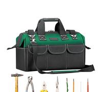 Borsa per attrezzi di manutenzione: portaoggetti per attrezzi da elettricista portatile, organizer impermeabile per utensili manuali, borsa per il trasporto multiparti