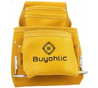 Borsa per attrezzi e unghie da falegname in pelle scamosciata resistente - bo...