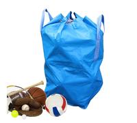Borsa per attrezzi extra grande - Borsa da calcio regolabile con coulisse, impermeabile per pallacanestro, pallavolo e calcio, per 20-25 palline, borsa per il trasporto con organizzatore