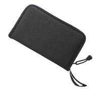 Borsa per attrezzi in ceramica nera per scolpire l'argilla, in ceramica, per scolpire e intagliare, con cerniera, organizer per forniture artistiche