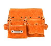 Borsa per attrezzi in pelle a 4 tasche borsa per attrezzi resistente tasca organizer per attrezzi elettricista W0D8 Pl borsa per elettricista per strumento costruttore
