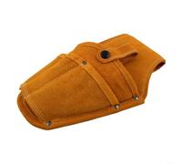 Borsa per attrezzi in pelle bovina per avvitatore a batteria, robusta cintura per attrezzi con fibbia in rame per fai da te, artigiani, adatta per lavori di costruzione, ristrutturazione, montaggio di