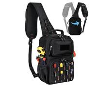 Borsa per attrezzi - Organizer per fionda impermeabile, tasca con tracolla | Borsa Organizzatore Strumenti, Per Il Miglioramento Dell'habitat Riparazione Esterna Manutenzione Officina Di Costruzione