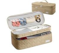 Borsa per attrezzi per capelli, borsa da viaggio per asciugacapelli, borsa per ferro arricciacapelli, borsa a doppio strato, organizer per strumenti da parrucchiere, borsa per attrezzi da viaggio