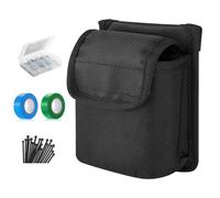 Borsa per attrezzi per metro a nastro, supporto solido per metro a nastro, cintura spessa, borsa per elettricista, tecnico, idraulico, sacchetto per metro a nastro con pinze, sacchetto per nastro