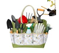 Borsa per attrezzi | Qualità pesante con manico, borsa per attrezzi da giardinaggio | donna, uomo, amanti del giardino, uso esterno, giardino, terrazza, prato, guanti da lavoro, gadget utili