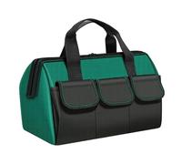 Borsa per attrezzi resistente - per il trasporto a bocca larga, organizer multitasche, design rinforzato, borsa con maniglia portatile | per Officina Garage Edilizia Casa Meccanica Artigiani