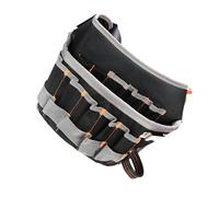 Borsa per attrezzi rinforzata con rivetti con tasche multiple per elettricista, borsa per attrezzi multifunzione