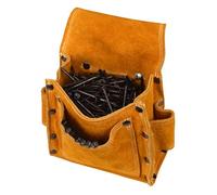 Borsa per attrezzi tascabile in vita, borsa per attrezzi piccola per chiodi Borsa per cintura per chiodi da falegname Borsa in pelle portatile per la lavorazione legno